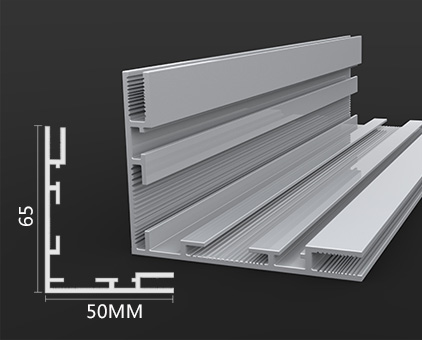 HBMC65-50超薄两用卡布灯箱铝型材